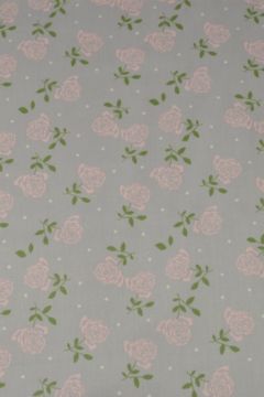 Katoen - Roses on Grey