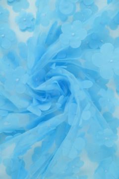 Mesh Flower - Blue 05