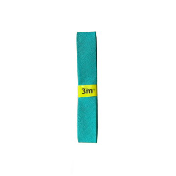 Biaisband klosje - 3m - Turquoise 