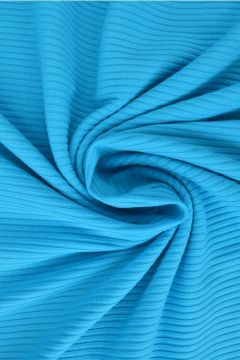 Stretchy Rib Jersey - 01 - Aqua Sea