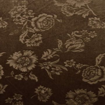 Lycra Velours - Chique Flowers - Taupe