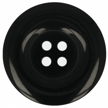Knoop Zwart - 22,5 mm 