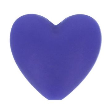 Opry Siliconen Kraal Hart - Blauw/ Paars