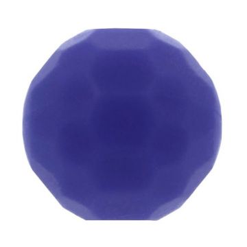 Opry Siliconen Kraal Diamant 16mm - Blauw/Paars