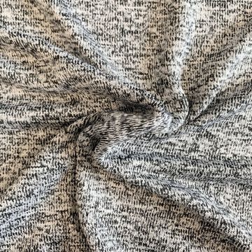 Gebreide tricot - Grey Melange 