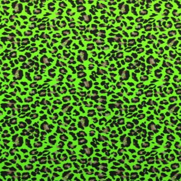 Lycra - Bright Green Panther 