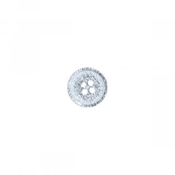 Knoop Glitter Silver - 15mm