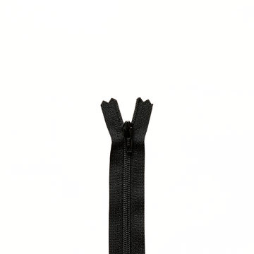 ykk nylon rits 12cm - 580 - Zwart