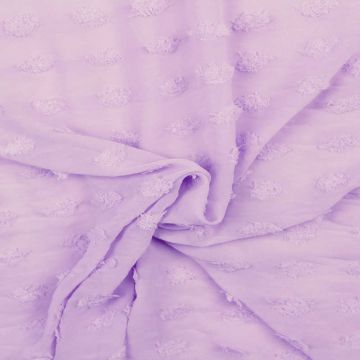 Chiffon Dots - Lilac